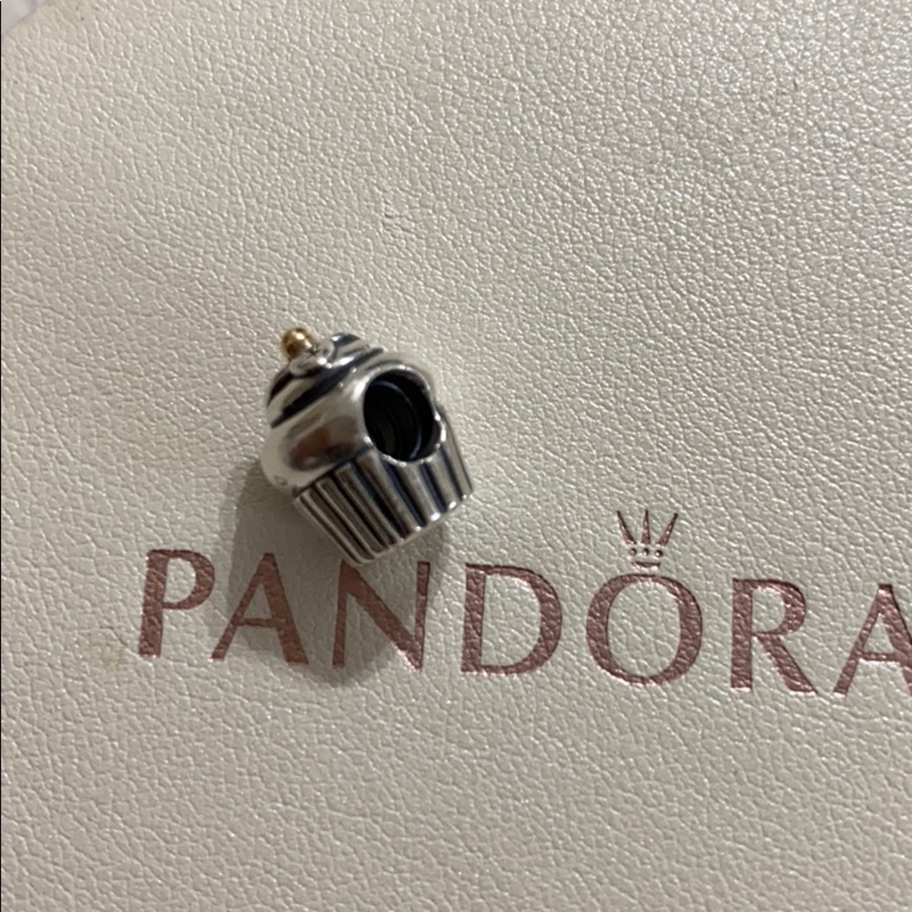 Pandora Authentic Cupcake Charm Two Tone !! - image 7